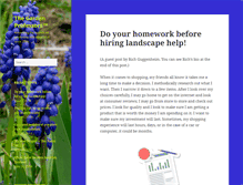 Tablet Screenshot of gardenprofessors.com